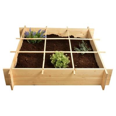 Esschert Design houten moestuin 9-vaks