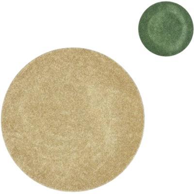 Decoratiebord Melamine Shine groen/goudkleurig 33 cm 2 assorti | 12 stuks