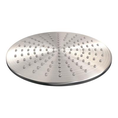 Brushed Carving thermostatische regendouche set met 3-weg omstelling, 30 cm douchekop en handdouche met 3 standen, RVS geborsteld PVD