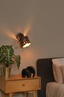Lucide ALMELO - Wandspot / Wandlamp - Ø 12 cm - 1xE14 - Zwart - thumbnail