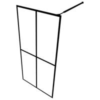 VidaXL Inloopdouchewand 80x195 cm mat gehard glas - thumbnail