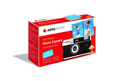 AgfaPhoto Reusable Half Frame Photo Camera, black, analoog AgfaPhoto Reusable Half Frame Photo Camera, black, analoog