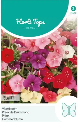 Zaden Phlox Vlambloem Beauty gemengd Hortitops - Hortitops