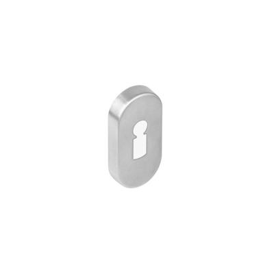 Rozet sl.gat ovaal verdekt rvs geborst. 10 mm Rozet sl.gat ovaal verdekt rvs geborst. 10 mm