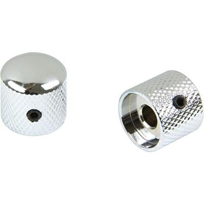Ernie Ball 6354 Dome Telecaster Chrome Plated Messing knoppen voor elektrische gitaar of bas (2 stuks)
