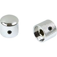 Ernie Ball 6354 Dome Telecaster Chrome Plated Messing knoppen voor elektrische gitaar of bas (2 stuks) - thumbnail