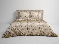 Heckett & Lane Heckett&Lane GOTS Isabelle Dekbedovertrek Taupe - thumbnail