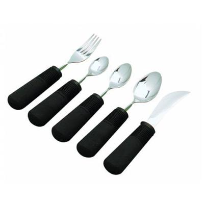 Norco Big Grip bestek set 2 delig buigbaar met verzwaard handvat Norco Big Grip bestek set 2 delig buigbaar met verzwaard handvat