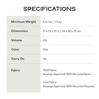 Nemo Double Haul Convertible 55L Duffel Chai 55L - thumbnail