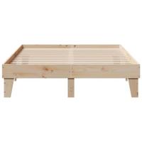 Bedframe zonder matras massief grenenhout 140x200 cm - thumbnail