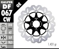 GALFER remschijf "df067 rotor brake rotors swimming - thumbnail