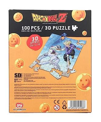 Dragon Ball Z Jigsaw Puzzle with 3D-Effect Trunks vs Frieza (100 pieces)