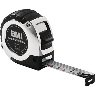 BMI Rolbandmaat | lengte 8 m | breedte 25 mm | EG II kunststof automatic | kunststof Automatic | 1 stuk - 475841221 475841221