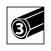 RUKO 101004 Lepelboor 24 - 40 mm HSS Gezamenlijke lengte 89 mm 1 stuk(s) - thumbnail