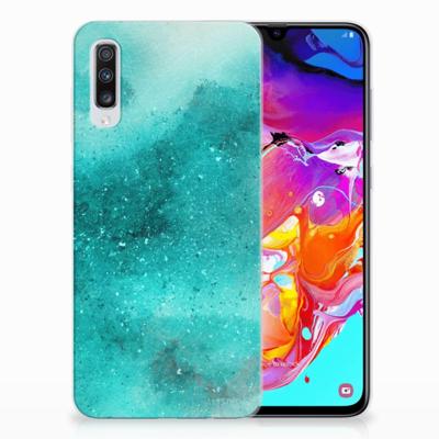 Smartphone hoesje Samsung Galaxy A70 Painting Blue Smartphone hoesje Samsung Galaxy A70 Painting Blue