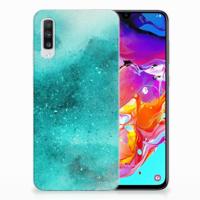 Smartphone hoesje Samsung Galaxy A70 Painting Blue - thumbnail
