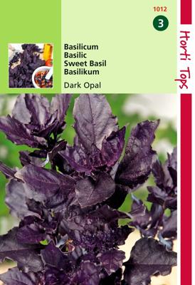 Zaden Basilicum Rode - Dark Opal Hortitops - Hortitops