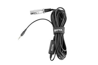 BOYA BY-BCA6 microfoon Zwart Lavalier-/reversmicrofoon