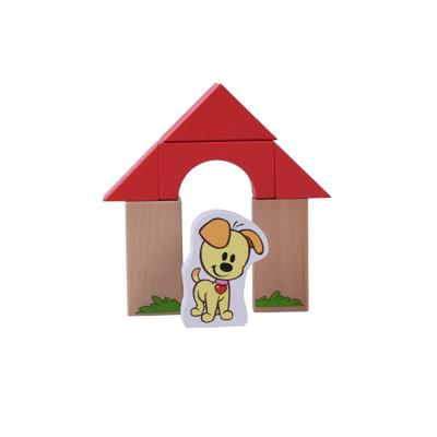 Woezel en Pip Houten Blokkenset 50-delig Woezel en Pip Houten Blokkenset 50-delig