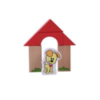 Woezel en Pip Houten Blokkenset 50-delig - thumbnail