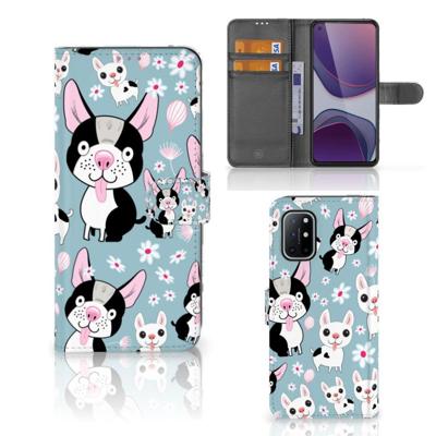 OnePlus 8T | Telefoonhoesje | Met pasjeshouder | Hondjes OnePlus 8T | Telefoonhoesje | Met pasjeshouder | Hondjes