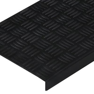 VidaXL Trapmatten 10 st 25x75 cm rubber