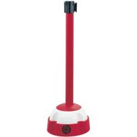 Moravia Waarschuwingsstandaard rood Afzetpaal Staat zelfstandig op de grond Riem- of kettinglengte 3 m - thumbnail