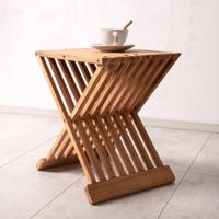 Nohr Outdoor Inklapbare Bijzettafel 'Leea' Teakhout, 40 x 40cm - thumbnail