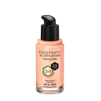 Max Factor Facefinity All Day Flawless 3 In 1 Foundation 30 ml C50 Natural Rose Dames