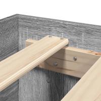Bedframe zonder matras 180x200 cm spaanplaat grijs Sonoma - thumbnail