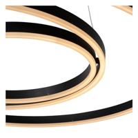 Lucide TRINITI - Hanglamp - Ø 80 cm - LED Dimb. - 3000K - Zwart - thumbnail