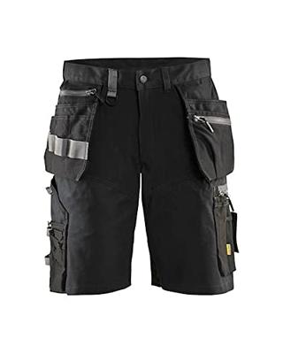 Blåkläder Short met stretch en spijkerzakken 15981343 | Zwart | Maat 62 - 7330509722152