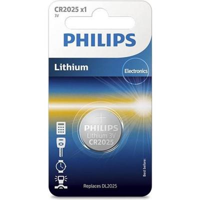 Philips Knoopcel CR2025 3 V 1 stuk(s) Lithium Minicells