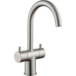 Ben Lavion draaibare wastafelkraan RVS-look Ben Lavion draaibare wastafelkraan RVS-look