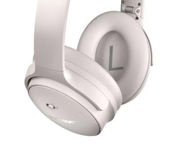 Bose QuietComfort Draadloze noise cancelling-hoofdtelefoon, Bluetooth over-ear hoofdtelefoon met afspeeltijd tot 24 uur, Wit