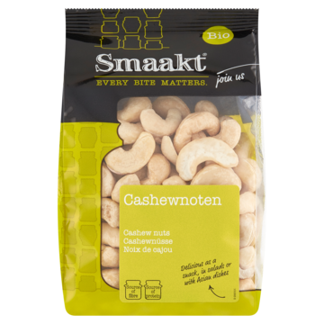 Smaakt Bio Cashewnoten 200 g bij Jumbo