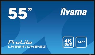 Iiyama ProLite LH5541UHS-B2 Digital Signage display Energielabel: G (A - G) 139 cm 54.6 inch 3840 x 2160 Pixel 24/7