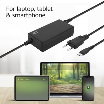 ACT Connectivity USB-C laptoplader met Power Delivery profielen 65W - thumbnail