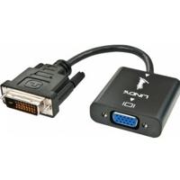 Adapter DVI-D naar VGA LINDY 38189 Zwart - thumbnail