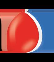 Ballonnen Rood-Wit-Blauw (10st) - thumbnail