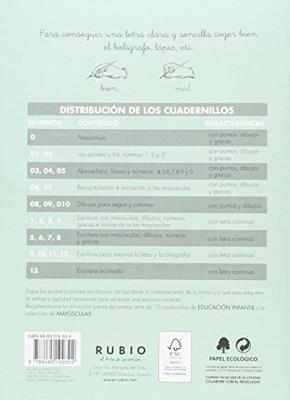 Writing and calligraphy notebook Rubio Nº07 A5 Spaans 20 Lakens (10 Stuks)