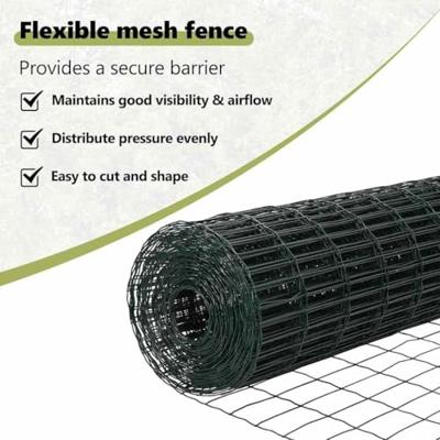 VidaXL Hek met paal groen 1 x 10 m staal en pvc