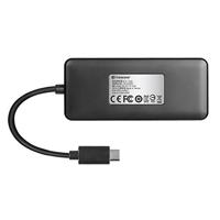 Transcend TS-HUB5C USB 2.0-hub Met ingebouwde SD-kaartlezer, Met USB-C stekker, Met snellaadpoort Zwart - thumbnail