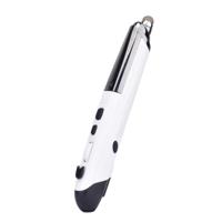 PR-08 6-toetsen Smart draadloze optische muis met Stylus pen & Laser functie (wit) - thumbnail