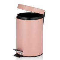 Kela - Monaco Pedaal Afvalemmer - 3 liter - Roze - Kela - thumbnail