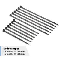 Vogels Kabeldoorlaat Zwart - thumbnail