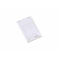 Kassablok Djois Atlanta met kopie (carbon) 142x100mm 50x2vel houtvrij wit - thumbnail