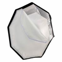 Caruba Quick Assembly Matte Zilver Round Softbox 95cm - thumbnail