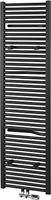 Ben Lineos handdoekradiator met handdoekhouder 1067W 50x177,5cm mat grafiet zwart - thumbnail