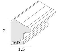 Deknudt Fotokader in zwart met zilverkleurig biesje 13x18 S46DF2 - thumbnail